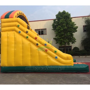 Công Viên Giải Trí Sự Kiện Inflatable Zigzag Leo Khô <span class=keywords><strong>Slide</strong></span> Vàng Trượt Trượt Nước Kép Để Bán - Product Image 4