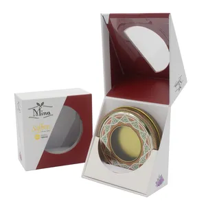 Caixa de embalagem com logotipo personalizado, caixa de embalagem em branco para garrafa de saffron com estampa de logotipo personalizado, caixa de presente de saffron resistente para saffron