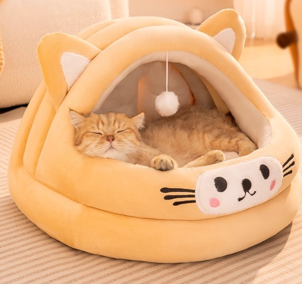 Yellow-meow pet nest