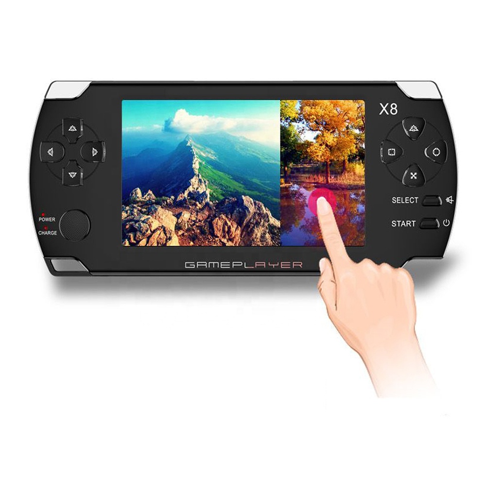 Новейший продукт X8 Новый дизайн сенсорный экран многофункциональная портативная игровая консоль с 10000 встроенными играми для продажи