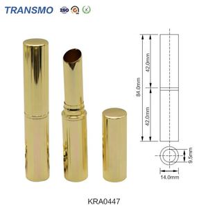 Contenants en aluminium pour baume à lèvres et rouges à lèvres, tubes fins en aluminium pour rouges à lèvres, tubes vides personnalisables en or pour rouges à lèvres - Product Image 2