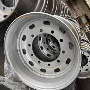 轮圈13x22.5 制造定制22.5英寸重型无内胎钢制轮圈13.00*22.5 卡车轮圈适用于425/65R22.5 - Product Image 3