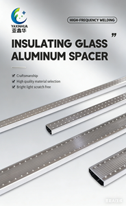 Barre d'espacement en aluminium noir soudée haute fréquence 6-27A 0,25 mm pour verre isolant double vitrage - Product Image 2