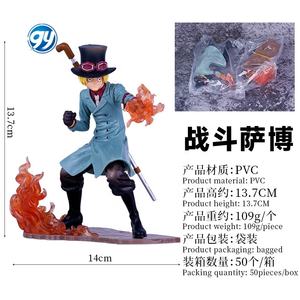 <span class=keywords><strong>One</strong></span> Pieced película Stampede Flame Bond Sabo Ace batalla escena figura de acción modelo estatua Anime Decoración - Product Image 3