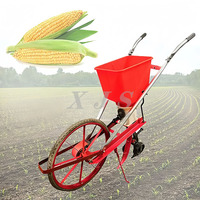 Semoir Manuel Multifonctionnel pour Maïs et Soja, Machine à Planter les Grains avec Engrais, Semoir à Cacahuètes pour Ferme