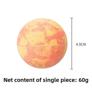 Bombes de bain multicolores transfrontalières 60g, boules de <span class=keywords><strong>sel</strong></span> de bain à dissolution rapide, <span class=keywords><strong>sel</strong></span> de mer, <span class=keywords><strong>sel</strong></span> d'<span class=keywords><strong>Epsom</strong></span>, huile essentielle, bain moussant - Product Image 1