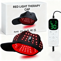 RedTherapy 180 Leds Red Light Therapy Head Cap 660nm 850nm Red Light Therapy Caps Sombrero Cuidado DE LA SALUD