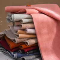 Écharpe 100% laine pour femmes, douce et chaude, bicolore, écharpe d'hiver avec franges, couleur unie, écharpe confortable pour le temps froid, écharpe en laine OEM/ODM
