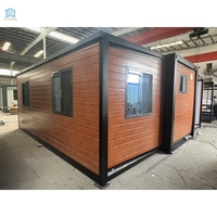 Bon prix en promotion : Fabricant chinois de maisons préfabriquées de 20 pieds avec cuisine et salle de bain, construction écologique en panneaux sandwich