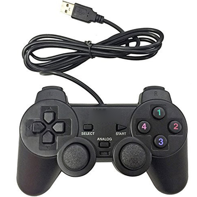 Wired Gamepad for PS2 Console Wired Joypad for PS2 Wired USB Joystick for PC Wired Control for Laptop