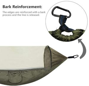 WOQI da esterno in nylon da campeggio pop up auto amaca con zanzara rete da giardino altalena amaca - Product Image 3