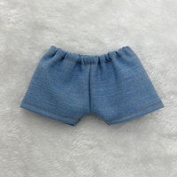 Pantalon en jean pour poupée en coton de 10 cm et 20 cm, accessoires de vêtements pour poupées en peluche de 17 cm, logo personnalisé accepté