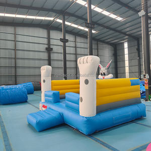 Château Gonflable Commercial Lapin 0.55mm PVC, Maison Gonflable Robuste Bunny pour Location Fêtes - Product Image 3