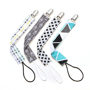 Usse núm vú chủ và clip polyesterset 6 gói Pinky <span class=keywords><strong>paci</strong></span> chủ và dây xích cho hầu hết các núm vú và bé teethers - Product Image 2