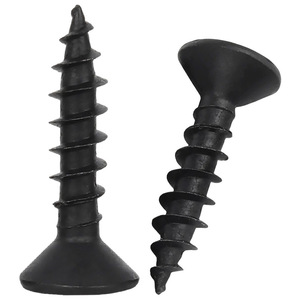 Vis autotaraudeuses à tête fraisée Master Luo Phillips M3 M4 M5 en acier au carbone oxydé noir pour l'assemblage de profilés en acier léger - Product Image 2