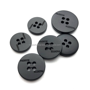 Biểu Tượng Tùy Chỉnh 30Mm Nút Màu Đen Lớn Nhựa Nút Cho Tự Làm May May Thủ Công May Áo Khoác Quần Áo - Product Image 3