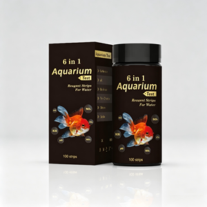 100 bandelettes <span class=keywords><strong>de</strong></span> test <span class=keywords><strong>d</strong></span>'aquarium 6-en-1 par bouteille pour eau douce et eau salée, kit <span class=keywords><strong>de</strong></span> test <span class=keywords><strong>d</strong></span>'eau pour aquarium, OEM disponible - Product Image 4