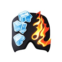 Chapeau de soulagement des migraines Warmice, enveloppe de gel froid/chaud pour la tête, masque pour les yeux et les maux de tête