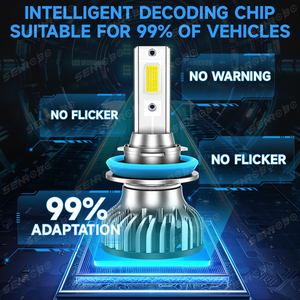 공장 S7-DOB 자동차 Led 라이트 헤드 라이트 LED H1 H3 H7 H11 9005 9006 H4 Canbus 기능 12V Led 헤드 라이트 H4 하이 로우 빔 - Product Image 5