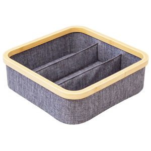<span class=keywords><strong>Boîte</strong></span> de rangement en <span class=keywords><strong>bois</strong></span> pour chaussettes, sous-vêtements, <span class=keywords><strong>tiroir</strong></span>, organisateur de soutien-gorge et de culottes, panier de rangement pour placard, rangement et organisation de la maison - Product Image 1