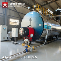 China 0,5 a 40 toneladas lpg lng cng biogás búnker pesado combustible diesel gas natural caldera de vapor industrial a la venta