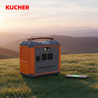 Professional 1000w Lifepo4 Portable Power Station Solar Generator Dual Ac Output Fast Recharging Battery Pack for Glamping