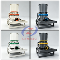Concasseur à cône hydraulique monocylindre simple et fiable pour la production d'agrégats miniers 50-400tph CE ISO