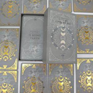 <span class=keywords><strong>Cartas</strong></span> de <span class=keywords><strong>Tarot</strong></span> Personalizadas con Estampado en Caliente, Baraja de Alta Calidad con Caja y Soporte de Madera - Product Image 3