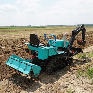 Approvisionnement usine : Tracteur chenillé compact en caoutchouc pour motoculteur rotatif et godet d'excavatrice - Product Image 5