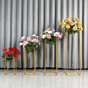 Multi Functional Metal Plant <b>Display</b> Stand Durable Iron <b>Flower</b> Holder For Party Event Wedding Venue Decor Supply - Product Image 3