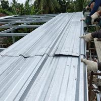 Tôle d'acier galvanisée ondulée, panneau de toiture en aluminium-zinc, pour la construction