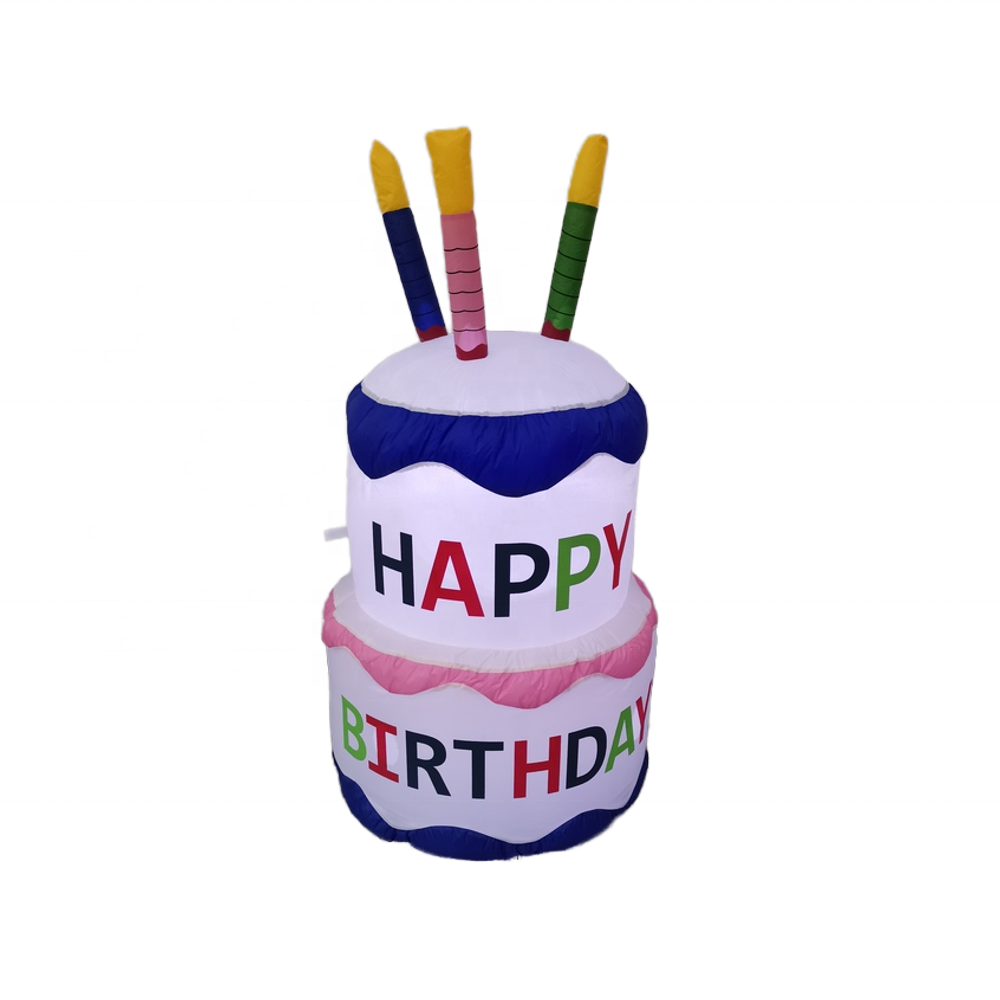 Decoración inflable del cumpleaños de los 4FT con las luces de LDE