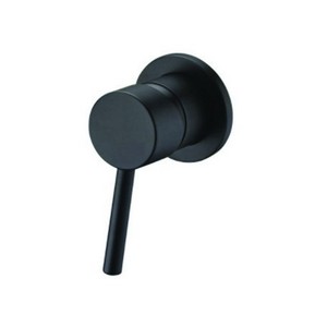 Kamalu KAM-ARTE NERO miscelatore doccia da incasso con finitura nera Suite di sanitari - Product Image 1