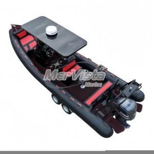 Bateau pneumatique de luxe chinois haute performance en aluminium RIB 800 ORCA Hypalon à vendre - Product Image 1