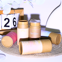 Tailles disponibles 5g 8g 15g 25g 30g 50g 60g Déodorant Stick Container, Kraft Twist up Paper Tubes, Personnalisable