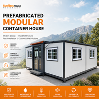 Maison conteneur préfabriquée extensible 20ft 30ft 40ft – Unité de vie moderne style ferme