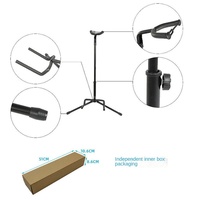 Support de guitare en bois pliable vertical compact pour guitare folk, modèle d'exportation