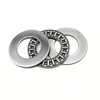 Bearing Roller Jarum Tipe AXK Seri AXK1024+2AS Satu Baris dengan 2 Washer Baja Krom 10x24x4mm Pelumasan Sendiri OEM Kualitas Tinggi P0-P6
