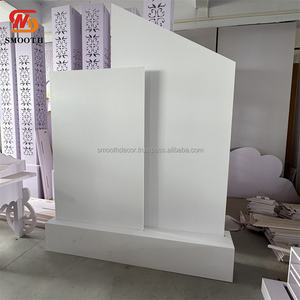 Panel de Bienvenida de Acrílico Blanco Lujoso para Bodas, con Ranuras para Tarjetas y Tabla de Asientos, Personalizable, para Eventos y Banquetes - Product Image 2