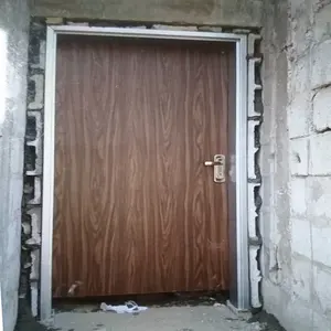 İsrail lüks tasarım ana takviyeli paslanmaz çelik güvenlik kapı