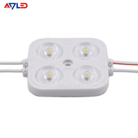 Module LED étanche IP67 haute puissance 3W 12V SMD2835 4 LED avec garantie de 7 ans pour boîte d'affichage publicitaire