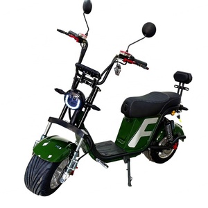 Scooter Eléctrico de Dos Ruedas al Por Mayor de Fábrica, Neumático Grueso de 10 Pulgadas, 60V 1000W, Motocicleta Registrada en Brasil, Distancia Entre Ejes de 130cm, Citycoco - Product Image 1