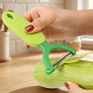 3-Size Vegetable <b>Peeler</b> Set with Stainless Blades, Cute Carrot Corn Cucumber Handle <b>Peeler</b> for Home & Kitchen Fruit & <b>Veg</b> Prep - Product Image 5