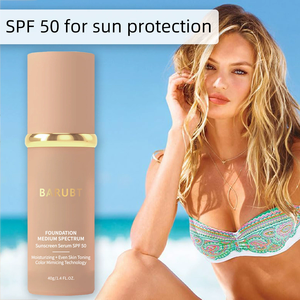 BARUBT SPF50 + base de esencia microbiana 40g corrector de larga duración sin Cakey protección solar para crema de piel seca - Product Image 6