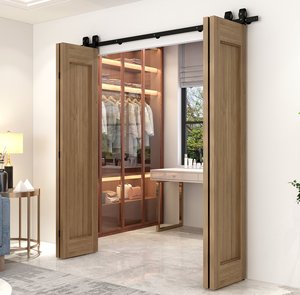 Nội thất gấp cửa trượt hệ thống với thép bản lề cho tủ quần áo hoặc tủ quần áo - Product Image 3