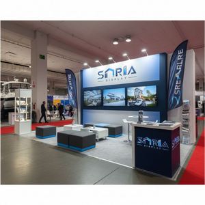 Stand d'exposition portable rétroéclairé personnalisé DETIAN, cadre en aluminium avec impression par sublimation pour les expositions - Product Image 2