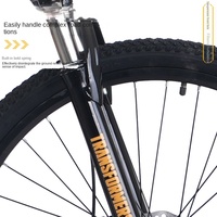 Vélo de montagne à double suspension souple de 26 pouces, cadre en alliage d'aluminium, frein à disque mécanique, vitesse variable, tout-terrain F