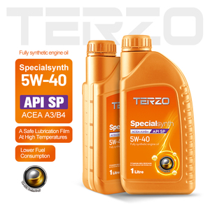 Aceite de Motor de Gasolina Totalmente Sintético TERZO Specialsynth 5W40 API SP ACEA A3 B4 para Autos Europeos con Turbo - Product Image 1