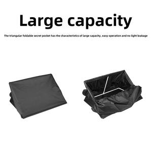 <span class=keywords><strong>Grand</strong></span> <span class=keywords><strong>Format</strong></span> <span class=keywords><strong>Photographie</strong></span> Sac Sombre Pliable Triangle Étanche À <span class=keywords><strong>La</strong></span> Lumière Photo Studio Accessoire Fournitures pour Film Diviseur Accessoires - Product Image 2