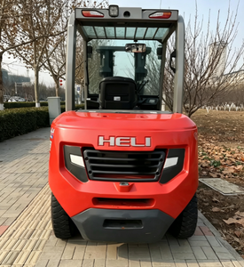 Chariot élévateur contrepoids diesel HELI CPCD55 pour la manutention de charges lourdes en extérieur sur les cours logistiques des grandes usines - Product Image 4